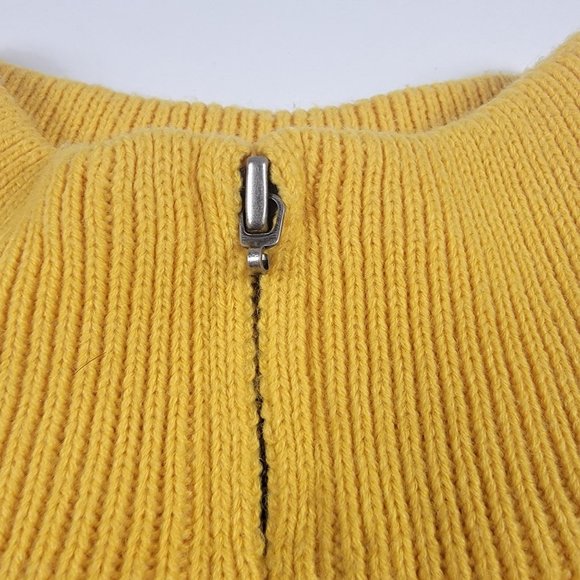 Enyce Winter Sports 1/4 Zip Beige Yellow Pull Over Winter Themed Adults XL - Picture 4 of 10